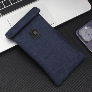 Canvas Faraday Bag Signal Blocking Bag for Cell Phone Car Keys Remote Control Rfid Shielding Privacy Protect Anti-Radiation Bag
